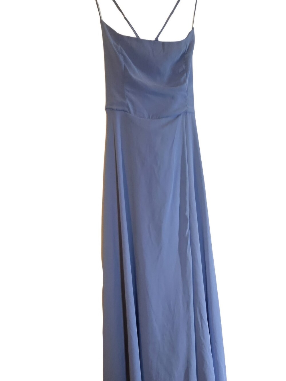 SHEIN Dusty Blue Spaghetti-Strap Maxi Dress